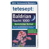 TETESEPT Baldrian Nacht 1000 Tabletten - 30St