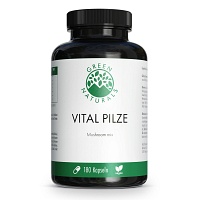 GREEN NATURALS Vital Pilze Cordyceps Reishi vegan - 180St