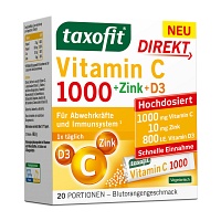TAXOFIT Vitamin C 1000+Zink+D3 Direkt Granulat - 20St