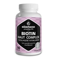 BIOTIN HAUT Komplex hochdosiert+Kollagen Kapseln - 90St