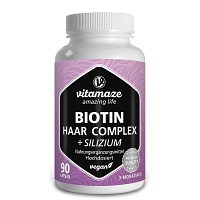 BIOTIN HAAR Vitamine Komplex hochdos.+Silizium Kps - 90St