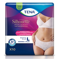 TENA SILHOUETTE Plus L white Inkontinenz Pants - 10St
