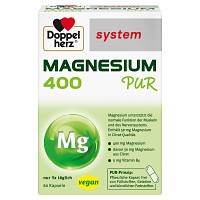 DOPPELHERZ Magnesium 400 Pur system Kapseln - 60St