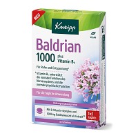 KNEIPP Baldrian 1000 mg plus Vitamin B1 Tabletten - 30St