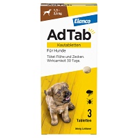 ADTAB 56 mg Kautabletten für Hunde 1,3-2,5 kg - 3St