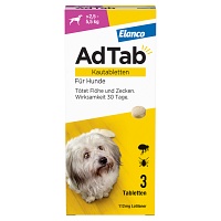 ADTAB 112 mg Kautabletten für Hunde >2,5—5,5 kg - 3St