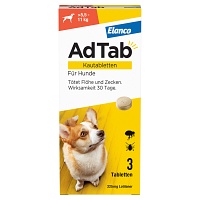 ADTAB 225 mg Kautabletten für Hunde >5,5-11 kg - 3St