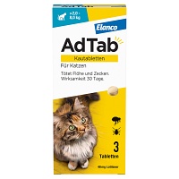 ADTAB 48 mg Kautabletten für Katzen >2-8 kg - 3St