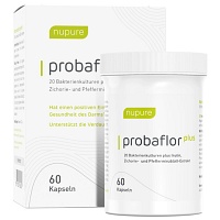 NUPURE probaflor plus Probiotika Darmgesundh.Kps - 60St