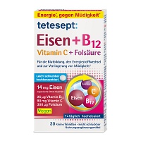 TETESEPT Eisen+B12 Vitamin C+Folsäure Filmtabl. - 30St