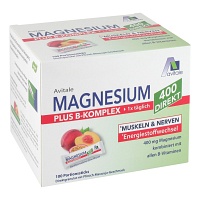 MAGNESIUM 400+B-Komplex direkt Pfir.Mar.Gra.Sticks - 100X2.5g