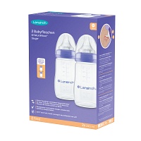 LANSINOH NaturalWave Babyflaschen 240ml & Sauger M - 2St