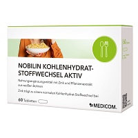 NOBILIN Kohlenhydrat-Stoffwechsel Aktiv Tabletten - 60St