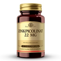SOLGAR Zinkpicolinat 22 mg Tabletten - 100St