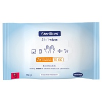STERILLIUM 2in1 wipes Hand- u.Flächendesinfektion - 15St