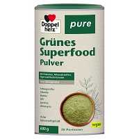 DOPPELHERZ Grünes Superfood pure Pulver - 600g