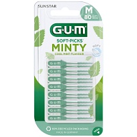 GUM SOFT-PICKS MINTY medium - 80St