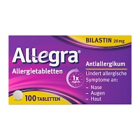 ALLEGRA Allergietabletten 20 mg Tabletten - 100St