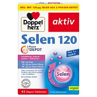 DOPPELHERZ Selen 120 2-Phasen Depot Tabletten - 45St