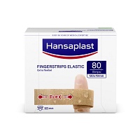 HANSAPLAST Elastic Finger Pflasterstrips - 80St