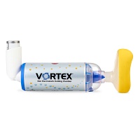 VORTEX Inhalierhilfe m.Kindermaske 1-4 Jahre - 1St