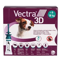 VECTRA 3D Lsg.z.Auftro.a.d.Haut f.Hunde ü.4-10 kg - 3St