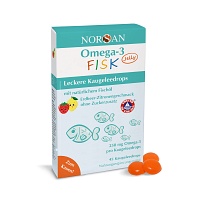 NORSAN Omega-3 FISK Jelly f.Kinder Dragees - 45St
