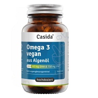 OMEGA-3 VEGAN Algenöl hochdosiert EPA DHA Kapseln - 60St