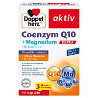 DOPPELHERZ Coenzym Q10 Extra+Magnesium Kapseln - 90St