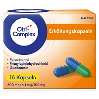 OTRICOMPLEX Erkältungskapseln 500mg/6,1mg/100mg - 2X8St