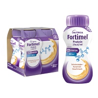 FORTIMEL Protein 2 kcal Schoko.-Karamell Trinknahr - 4X200ml