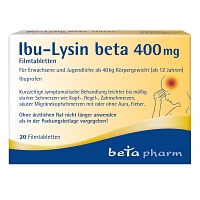 IBU-LYSIN beta 400 mg Filmtabletten - 20St