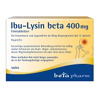 IBU-LYSIN beta 400 mg Filmtabletten - 50St