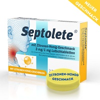 SEPTOLETE m.Zitronen-Honig-Geschm.3mg/1mg Lut.-T. - 16St