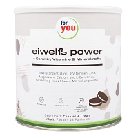 FOR YOU eiweiß power Cookies & Cream Pulver - 750g