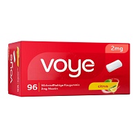 VOYE Citrus 2 mg wirkstoffhalt.Kaugummi m.Nikotin - 96St