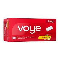 VOYE Citrus 4 mg wirkstoffhalt.Kaugummi m.Nikotin - 96St
