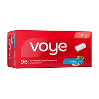 VOYE Mint 2 mg wirkstoffhalt.Kaugummi mit Nikotin - 96St