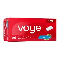 VOYE Mint 4 mg wirkstoffhalt.Kaugummi mit Nikotin - 96St