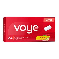 VOYE Citrus 2 mg wirkstoffhalt.Kaugummi m.Nikotin - 24St