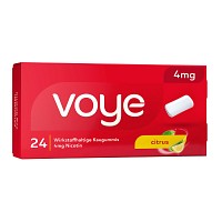 VOYE Citrus 4 mg wirkstoffhalt.Kaugummi m.Nikotin - 24St