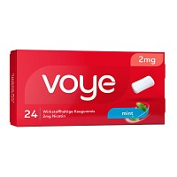 VOYE Mint 2 mg wirkstoffhalt.Kaugummi mit Nikotin - 24St