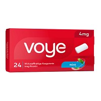 VOYE Mint 4 mg wirkstoffhalt.Kaugummi mit Nikotin - 24St