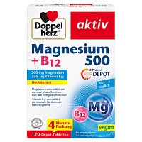 DOPPELHERZ Magnesium 500+B12 2-Phasen Depot Tabl. - 120St