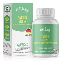 TAURIN VEGAN 1000 mg Kapseln - 120St