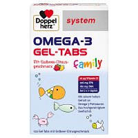 DOPPELHERZ Omega-3 Gel-Tabs family Erdb.Cit.system - 120St