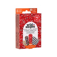 WILD STRIPES Pflaster Classic sensitiv Fashion INT - 20St