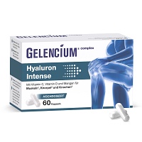 GELENCIUM Hyaluron Intense hochdos.Vitamin C Kaps. - 60St