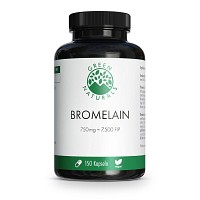 GREEN NATURALS Bromelain 750 mg vegan mit 7500 FIP - 150St