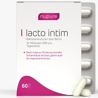 LACTO INTIM Milchsäurebakterien+Biotin msr.Kaps. - 60St